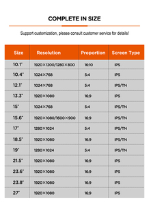 Moniteur tactile capacitif de 19 pouces, 1500nits, lisible par la lumière du soleil, moniteurs industriels à écran tactile - Product Image 3