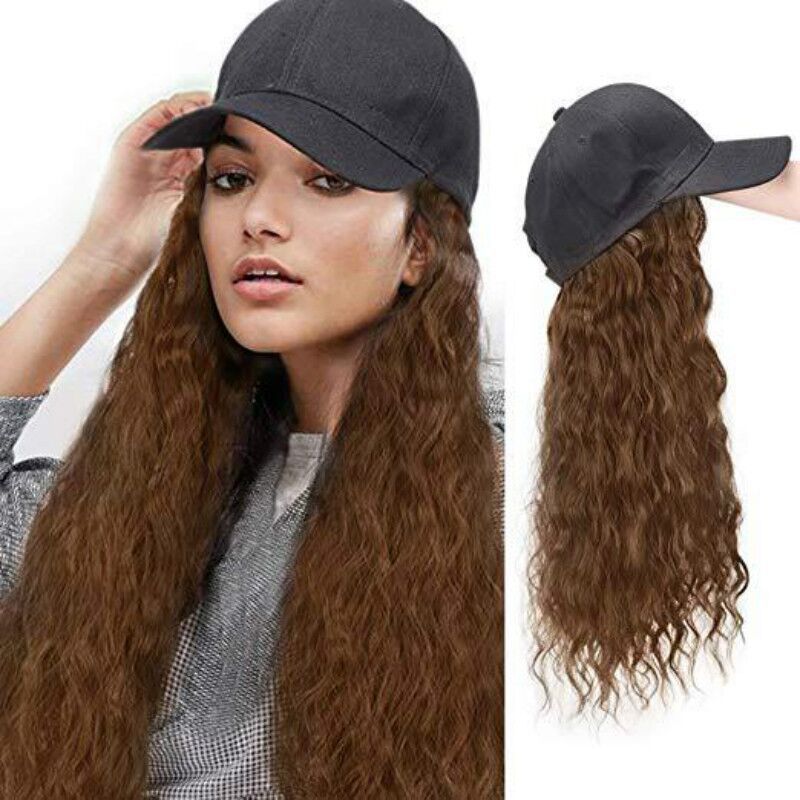 Cheveux longs bouclés brun clair