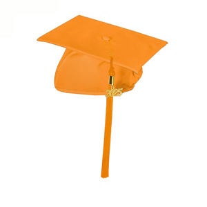 Toga y Birrete de Graduación Mate de la Escuela Secundaria y la Universidad de Orange con Borla - Product Image 3