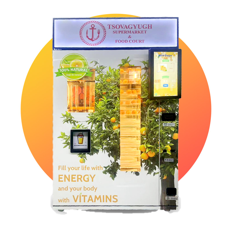Outdoor Unmanned Retail Automatic Fresh Orange