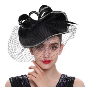 Boutique Mujer Elegante Kentucky Derby Iglesia Boda Fascinator Sombrero con velo, Rhinestone Royal <span class=keywords><strong>Ascot</strong></span> Headwear - Product Image 4