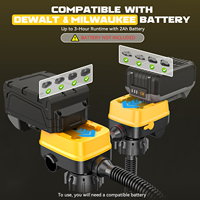 Pompe de transfert de carburant essence, diesel, kérosène 12L/min 20V/18V sur batterie avec buse fine de 33 mm et arrêt automatique
