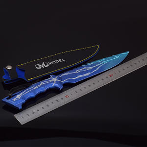 Fearless Contract Game Surrounding Gods God Penalty Knife 30CM Funda de cuero Edición Full Metal Crafts Toy Model - Product Image 2