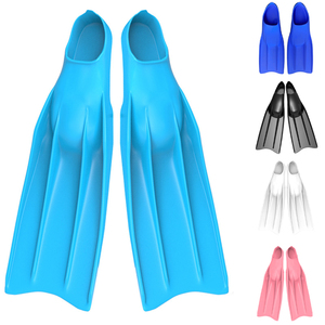 Palmes de plongée en apnée en silicone pur, longues palmes de compétition, version professionnelle pour la plongée sous-marine en eau profonde - Product Image 6
