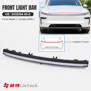 ไฟส่องสว่างกันชนหน้า LinTech Premium รุ่น 2038294-00-E-XX อุปกรณ์ซ่อมบำรุงรถยนต์สำหรับ <span class=keywords><strong>Tesla</strong></span> <span class=keywords><strong>Model</strong></span> Y Juniper อะไหล่สำหรับการบูรณะ - Product Image 1