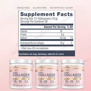 OEM ODM doğal kaynaklı hidrolize kollajen toz saç cilt tırnak ve eklem desteği kadınlar ve erkekler için kollajen takviyeleri - Product Image 6