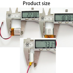 ชุดแบตเตอรี่ลิเธียมไอออน3.7V 240mAh 801821แบตเตอรี่แบบชาร์จไฟได้สำหรับออกกำลังกาย - Product Image 6