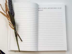 LABON इको फ्रेंडली गाइडेड सेल्फ केयर स्ट्रेस एंग्जायटी रिलीफ थेरेपी मेंटल हेल्थ माइंडफुलनेस जर्नल प्रॉम्प्ट के साथ - Product Image 3