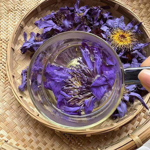 100% ab gıda sınıfı kurutulmuş mavi Lotus çiçekleri el yapımı mısır ot organik Nymphaea Caerulea tentür çay - Product Image 3