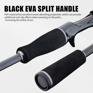 Voyage filature en Fiber de carbone ultraléger multi-sections eau douce eau salée Portable truite bar panfish cannes à pêche - Product Image 6