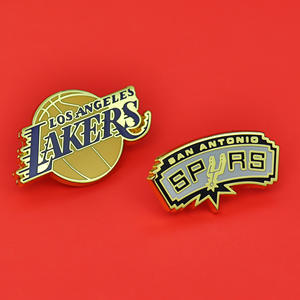 批发最优质美国职业篮球协会俱乐部金属徽章纪念别针豪华帽针服装胸针 - Product Image 4