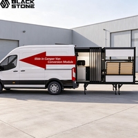 Module de conversion rapide et multifonctionnel pour fourgon aménagé, unité de vie pour fourgons utilitaires, module de camping à monter soi-même pour véhicule utilitaire