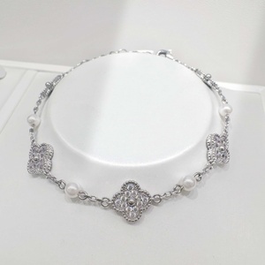 wholesale plata 925 silver Luxury Gold Plated Chain <b>Bracelet</b> chunky Geometric Everyday Wear <b>shell</b> tennis <b>bracelets</b> for girls - Product Image 5