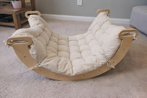 Chaise à <span class=keywords><strong>bascule</strong></span> en bois pour bébé, forme de <span class=keywords><strong>cygne</strong></span> mignon, siège à <span class=keywords><strong>bascule</strong></span> pour tout-petits, confortable et sûr pour les nourrissons, vente chaude - Product Image 2