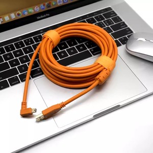 Wenlian สายดาต้า USB รูปตัว T สำหรับกล้องส่งภาพแบบเรียลไทม์และอุปกรณ์คอมพิวเตอร์สำหรับสตูดิโอถ่ายภาพ - Product Image 3