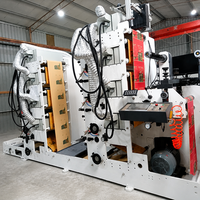 Machine d'impression flexographique automatique certifiée CE 60 m/min avec barre de retournement, 8 couleurs, type empilable pour papier et étiquettes autocollantes