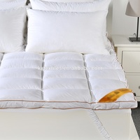 Surmatelas de lit en microfibre hypoallergénique en coton doux et épais sur mesure, taille King Size
