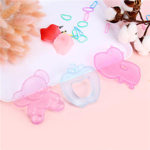 <span class=keywords><strong>Mordedor</strong></span> de Silicona Suave Personalizado para Bebés, Diseño de Animales en Color Transparente, Grado Alimenticio, Libre de BPA, <span class=keywords><strong>Mordedor</strong></span> para Bebés - Product Image 2