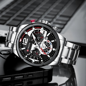 Montre CURREN 8395 pour homme, chronographe décontracté, étanche, en acier inoxydable, nouvelle montre à quartz de luxe, mode masculine. - Product Image 6