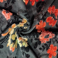 Hochwertiger Korea Velvet Fabric Flower Jacquard für Damen kleider Home Decor Polster taschen-Leicht gestrickt