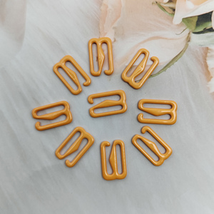 Soutien-gorge en métal revêtu de nylon Anneau de réglage de curseur Caractéristiques invisibles Alliage Sport Style Lingerie Maillot de bain Matériel Boucle pour sangle - Product Image 1