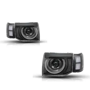 Faróis FT para Mitsubishi Pajero V32 1992-2001, Farol Projetor LED com Luz Diurna, Acessórios Automotivos - Product Image 5