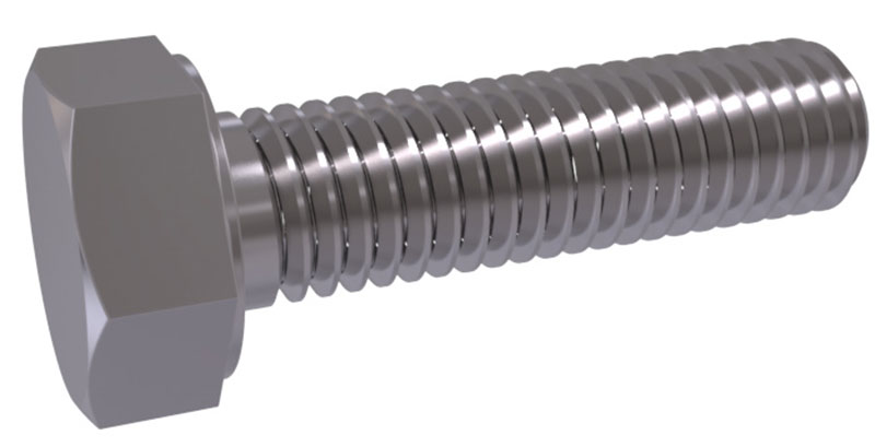 All size Custom Stainless Steel Grade 8.8 Hex Bolt and Nut A2 Hexagon Bolts