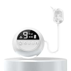 Aspirateur nasal électrique en silicone avec logo personnalisé, nettoyeur de nez pour bébé avec veilleuse, équipement anti-étouffement - Product Image 1
