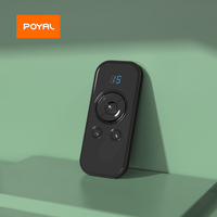 POYAL Stores à enroulement électriques modernes blancs intelligents à 15 canaux avec télécommande, moteur 433 MHz, émetteur de rideau motorisé, sûrs pour la maison