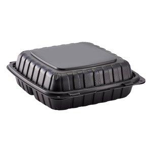 9'' Take Out Container Food <span class=keywords><strong>Box</strong></span> Alta Qualidade PP Clamshell Take Away Embalagem de Alimentos Lunch <span class=keywords><strong>Box</strong></span> PP Material Dobrável Tampa Recipiente OEM - Product Image 6
