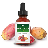 Minyak Biji Prickly Pear 100% Murni Private Label, Minyak Buah Ara Barbary Extra Virgin Cold Pressed untuk Wajah, Tubuh, dan Rambut