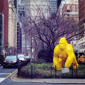 Ngoài trời lớn Vua <span class=keywords><strong>Kong</strong></span> nhựa điêu khắc vườn khổng lồ GORILLA tượng tác phẩm điêu khắc ngoài trời ngoài trời nghệ thuật điêu khắc - Product Image 2