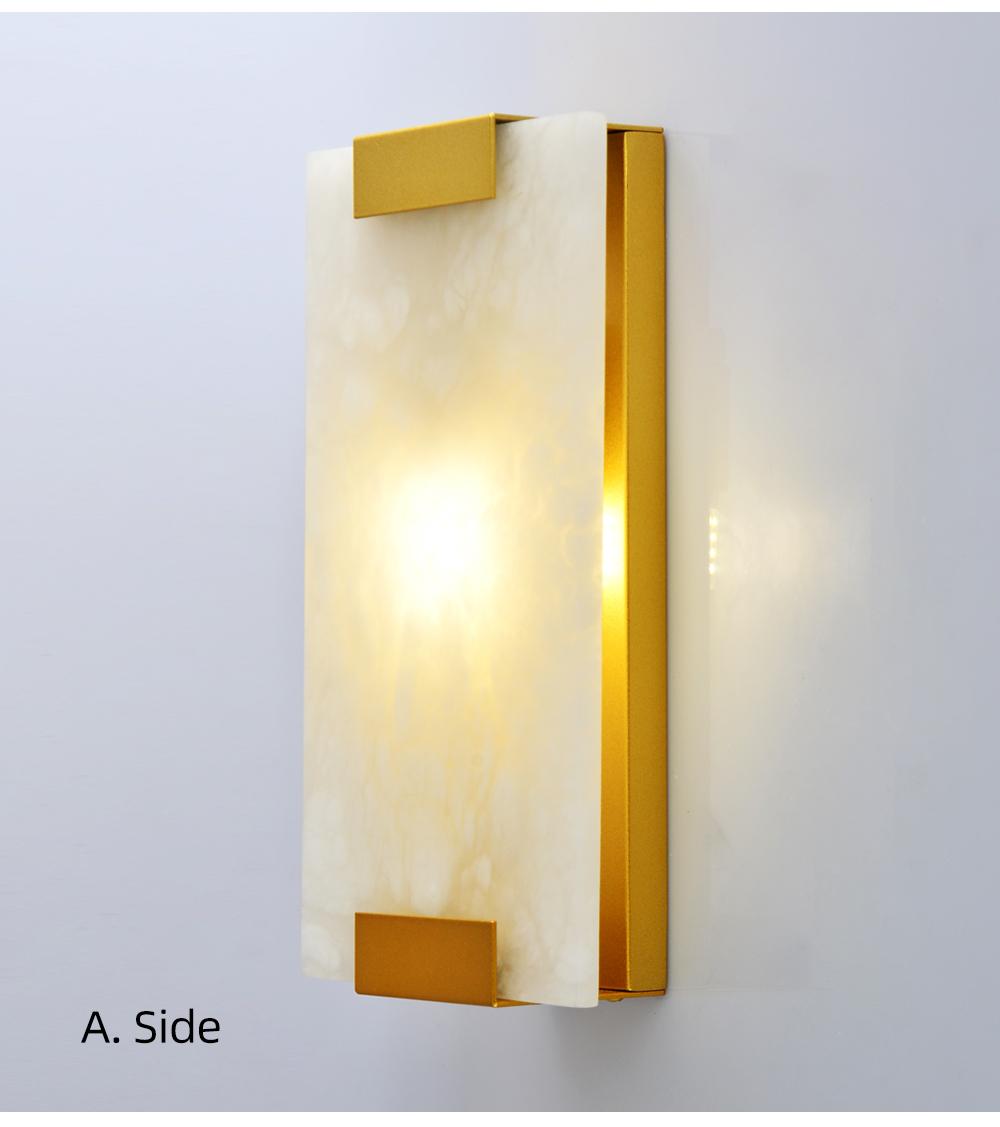 Wall Lamp Zhongshan Factory Supplier zerouno modern style living Room natural marble Light Body China