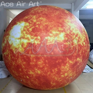 Luce a LED Air-Holding nove pianeti palloncini gonfiabili a tema astronomico decorazioni per feste con modelli di pianeti gonfiabili - Product Image 2