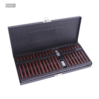 Jeu de 40 embouts Torx en acier allié S2, kit d'embouts hexagonaux et cannelés pour réparation automobile, jeu d'embouts étoile avec boîte, outils à main industriels pour voiture OEM ODM