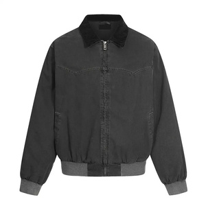 Chaqueta Bomber Personalizada, Corte Holgado, Ropa Casual, Directo de Fábrica, Logotipo Personalizado, Ropa Masculina al por Mayor, Chaqueta Bomber Cortavientos Casual para Hombre - Product Image 1