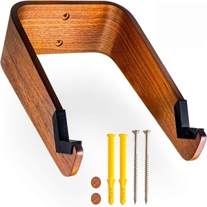 <span class=keywords><strong>Portabici</strong></span> Orizzontale da Interno in <span class=keywords><strong>Legno</strong></span>, Supporto a <span class=keywords><strong>Parete</strong></span> per Biciclette, Rastrelliera per Bici da Garage Montata a Muro - Product Image 5