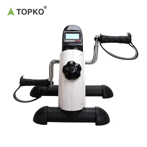 Vélo d'exercice TOPKO Mini <span class=keywords><strong>Trainer</strong></span>, vélo d'exercice sous le bureau avec écran LCD, blanc - Product Image 4