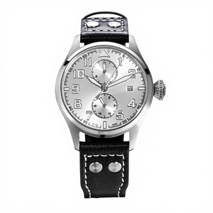 Relojes Mecánicos; Relojes; Moda; Relojes Más Vendidos; Caja Plateada; Función de Fase Lunar; Relojes con Luz Nocturna - Product Image 1