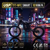 Moto tout-terrain électrique Arctic Leopard XE Pro S 72V 20KW, couple de 600 Nm, garde au sol de 290 mm, cadre en aluminium, récupération d'énergie, fournisseur d'usine