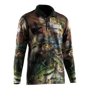 Camisa Polo de Pesca para Hombre Resistente a los Arañazos, Absorbe la Humedad, Protección Solar UPF 50+ para Cazadores Entusiastas - Product Image 5