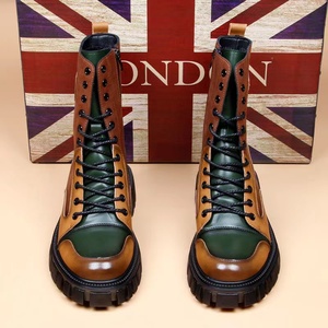 Botas de Moda para Hombre y Niño, de Caña Alta, con Suela Gruesa, Estilo Casual, por Encima de la Rodilla, Zapatos de Hombre con Suela Gruesa y a la Moda - Product Image 3