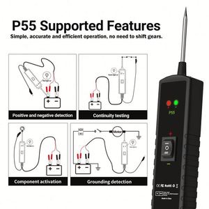 Factory Wholesale TopDiag P55 Automotive Circuit Tester 12-24V Multi-function Electrical Diagnostic <b>Tool</b> 1 Year for Android All - Product Image 6
