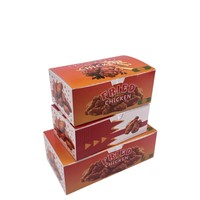 Emballage écologique pour la restauration rapide, boîte à emporter pour poulet frit, contenants alimentaires, emballage pour collations, desserts, déjeuner, boîte en papier, bol