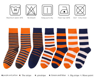 Chaussettes <span class=keywords><strong>Marvel</strong></span> colorées en gros, chaussettes de luxe personnalisées, 80% coton, motif rayé, pour hommes, grande taille - Product Image 3