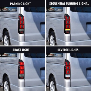 ชุดไฟท้าย LED สำหรับ<span class=keywords><strong>รถ</strong></span><span class=keywords><strong>ตู้</strong></span>โตโยต้าไฮเอซ 200 คอมมิวเตอร์ ปี 2005 - 2018 - Product Image 4