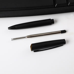 プロモーションカスタムロゴ広告マットブラックボールペンパーソナライズメタルツイストペンマットグレー仕上げ - Product Image 6