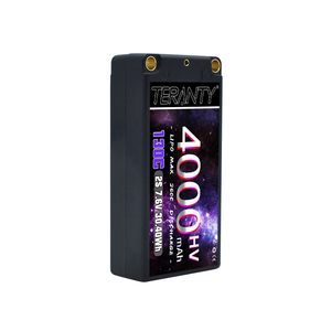 Batterie Lipo RC 4000Mah 2S 7.6V Hv Low Profile Hardcase Shorty Lipo Battery 5.0Mm Bullet Voor Racing Rc Auto Boot 130C 7.6V Battery - Product Image 4