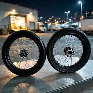 Nuevo Kit de Neumáticos de Conversión KYZ <span class=keywords><strong>17</strong></span> Supermoto, Neumático con Cámara de Butilo para Motocicletas Doble Propósito, Alto Agarre para Calle y Pista - Product Image 6