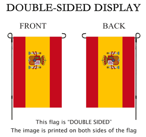 Bandera de Jardín de <span class=keywords><strong>España</strong></span> 12x18, Banderas Pequeñas de Jardín Españolas para Patio, Terraza, Porche, Día de la Independencia, Festival Patriótico - Product Image 3